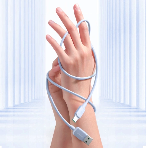 Kabel Joyroom S-AC027A14 USB-A/USB-C 3A 1,2m niebieski