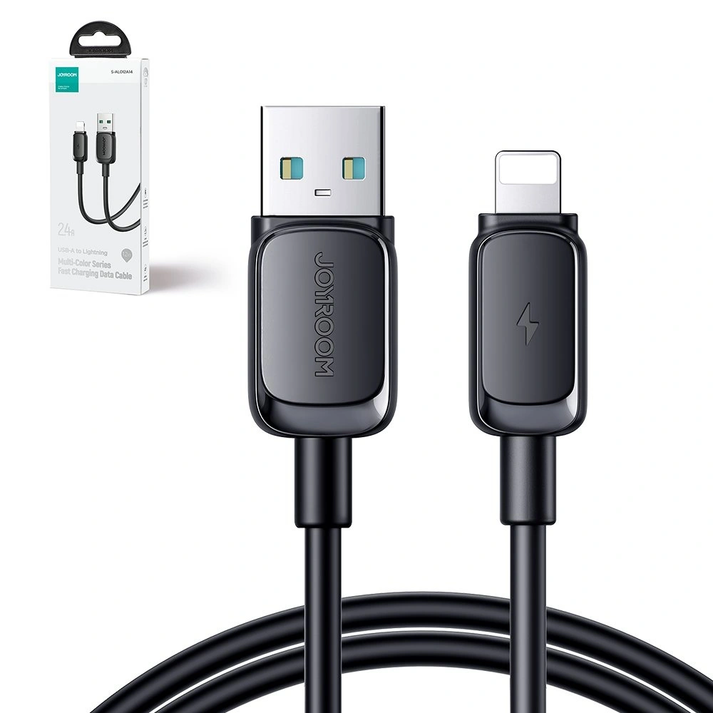 Hurtownia GSM - Kabel Joyroom S-AL012A14 USB-A/Lightning 2.4A 2m schwarz - JYR764 - {ean13} - Hurt