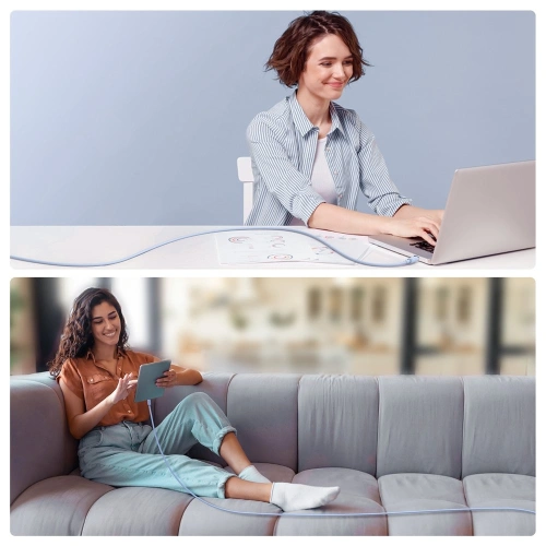 Kabel Joyroom S-AL012A14 USB-A/Lightning 2.4A 1,2m niebieski