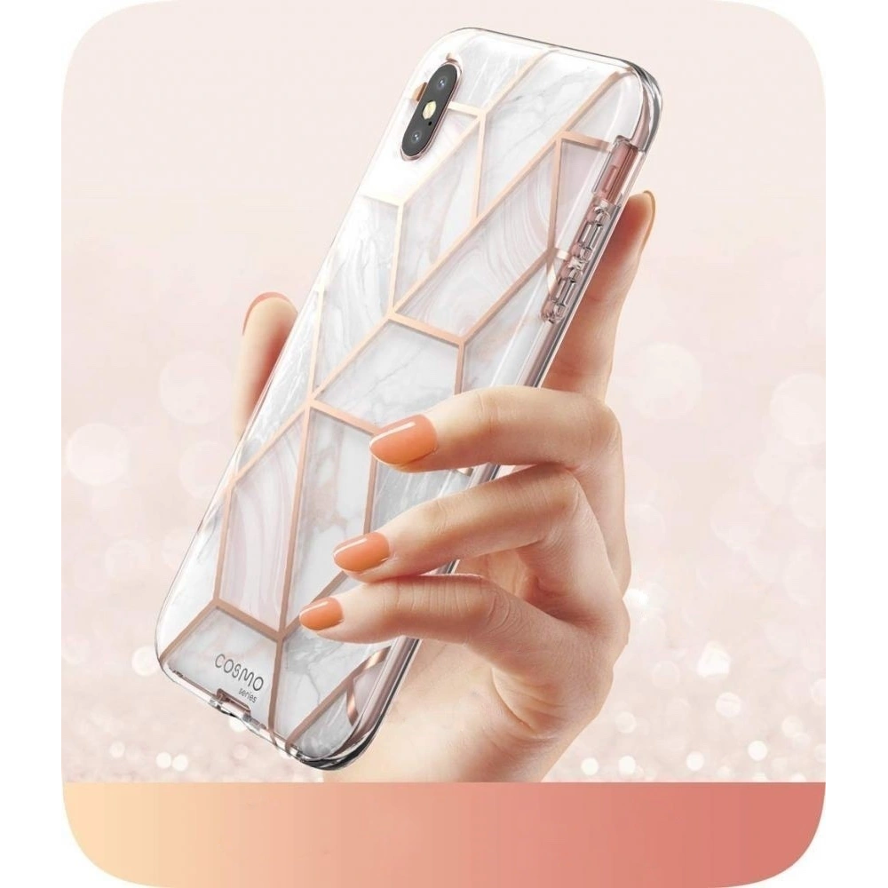 Hurtownia GSM - Etui Supcase Cosmo Apple iPhone XS/X Mramor - SPC023MRB - {ean13} - Hurt