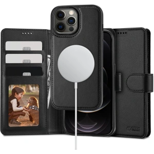Hurtownia GSM - Etui Tech-Protect Wallet MagSafe Apple iPhone 12/12 Pro černé - THP2091 - {ean13} - Hurt