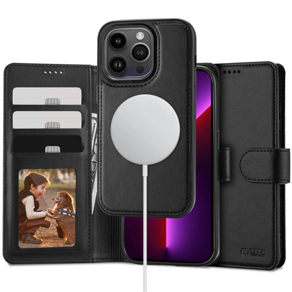 Hurtownia GSM - Etui Tech-Protect Wallet MagSafe Apple iPhone 13 Pro černé - THP2092 - {ean13} - Hurt