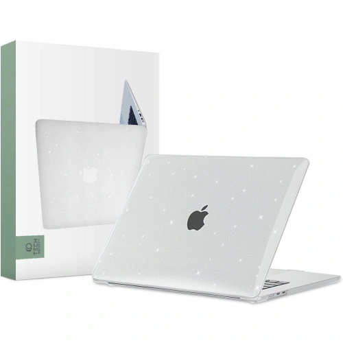 Etui Tech-Protect Smartshell Apple MacBook Air 15 2023 Glitter Clear