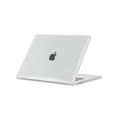 Etui Tech-Protect Smartshell Apple MacBook Air 15 2023 Glitter Clear