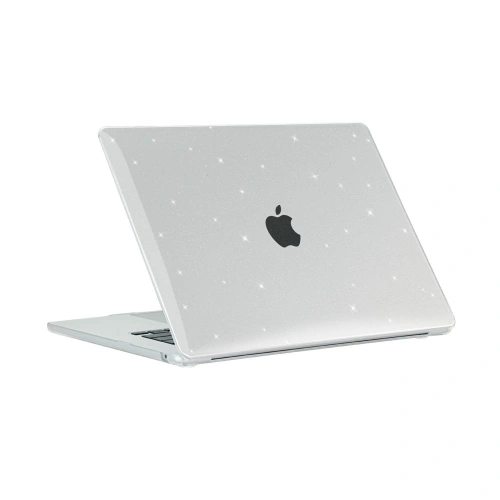 Etui Tech-Protect Smartshell Apple MacBook Air 15 2023 Glitter Clear