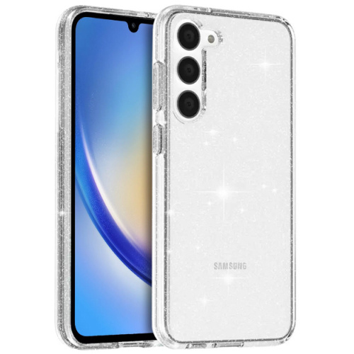 Hurtownia Crong - 5904310702812 - CRG607 - Etui Crong Glitter Case Samsung Galaxy A34 5G (przezroczysty) - B2B homescreen