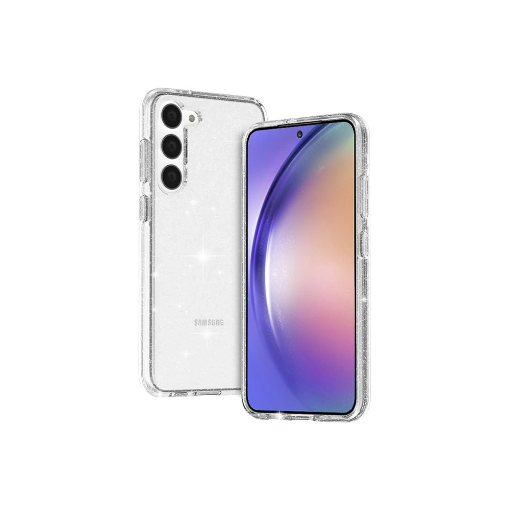 Hurtownia GSM - Etui Crong Glitter Case Samsung Galaxy A54 5G (transparent) - CRG608 - {ean13} - Hurt