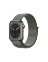 Pasek Crong Nylon Apple Watch 4/5/6/7/SE/8/9/Ultra 44/45/49mm (Verde Militar)
