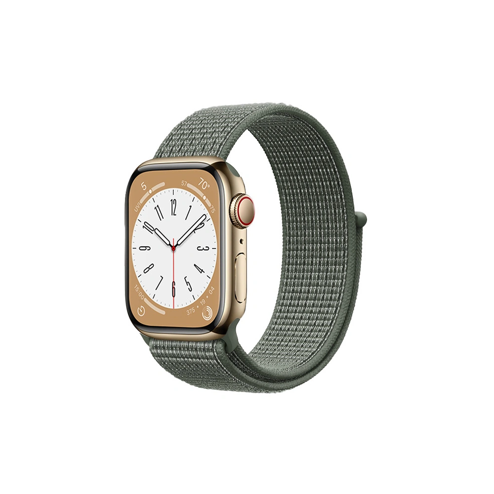 Hurtownia GSM - Pasek Crong Nylon Apple Watch 4/5/6/7/SE/8/9/Ultra 44/45/49mm (Vojenská zelená) - CRG610 - {ean13} - Hurt