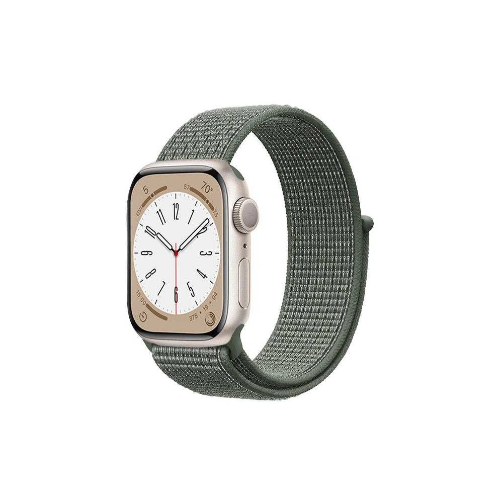 Hurtownia GSM - Pasek Crong Nylon Apple Watch 4/5/6/7/SE/8/9/Ultra 44/45/49mm (Vojenská zelená) - CRG610 - {ean13} - Hurt
