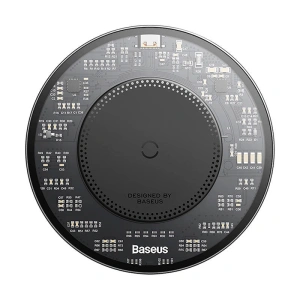 Wholesale Baseus Simple 2 Wireless Charger 15W + USB-C/USB-C Cable (black) - BSU4391 - {ean13} - Hurt