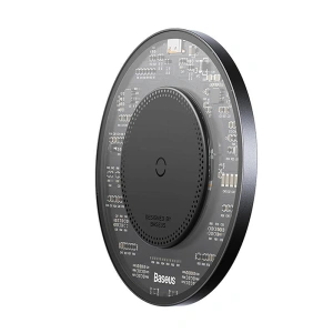 Wholesale Baseus Simple 2 Wireless Charger 15W + USB-C/USB-C Cable (black) - BSU4391 - {ean13} - Hurt