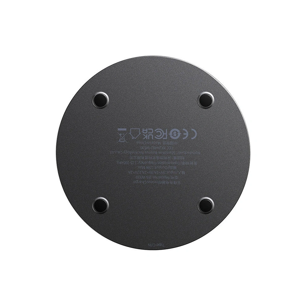 Hurtownia GSM - Vezeték nélküli töltő Baseus Simple 2 15W + USB-C/USB-C kábel (fekete) - BSU4391 - {ean13} - Hurt
