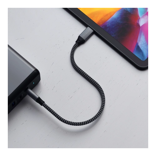 Kable Satechi USB-C/USB-C 100W 25cm (space gray)