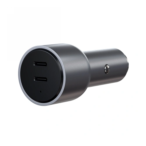 Ładowarka samochodowa Satechi Dual 40W 2x USB-C PD (black)