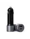 Autós töltő Satechi 72W USB-C 60W PD, USB-A (űr szürke)