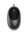 Optikai egér Satechi C1 USB-C vezetékes egér (szürke)