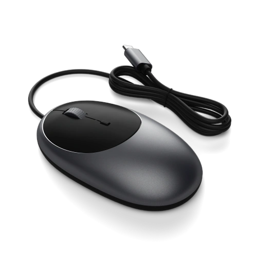 Mysz optyczna Satechi C1 USB-C Wired Mouse (space gray)