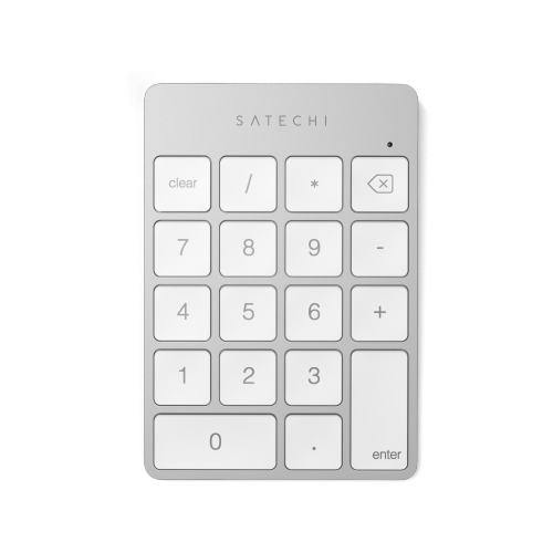 Hurtownia Satechi - 879961006372 - STH66 - Bezprzewodowa klawiatura numeryczna Satechi Slim Wireless Keypad Aluminium Bluetooth (silver) - B2B homescreen