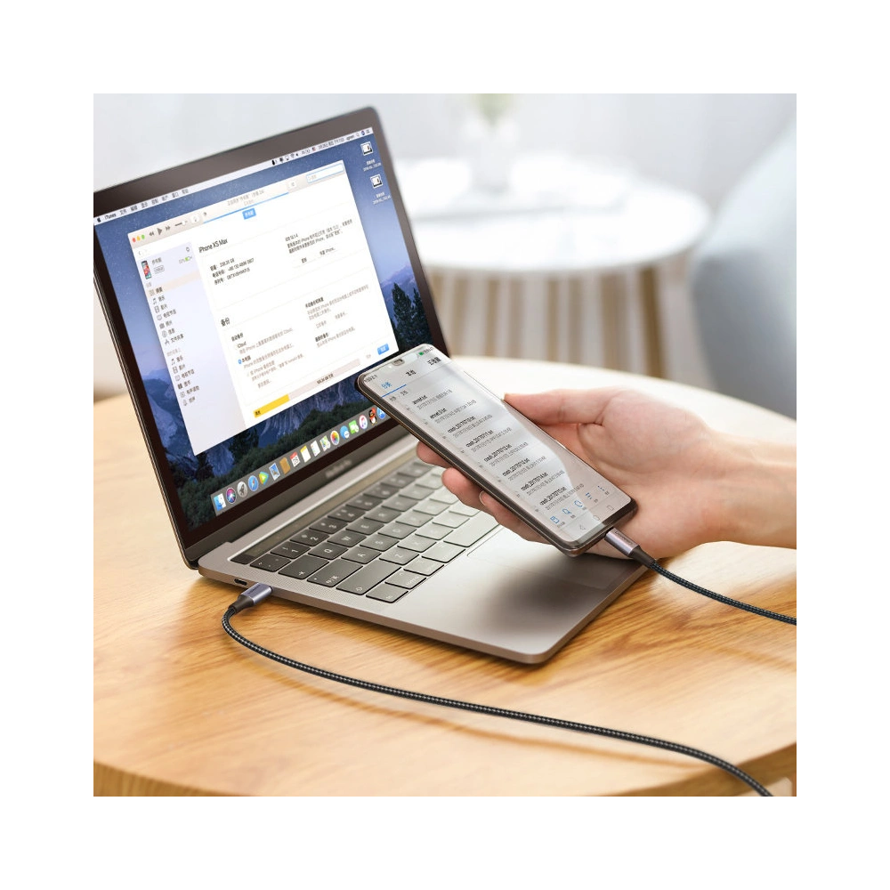 Hurtownia GSM - Cablu UGREEN US316 USB-C/USB-C 100W PD QC FCP 5A 3m gri - UGR1661 - {ean13} - Hurt