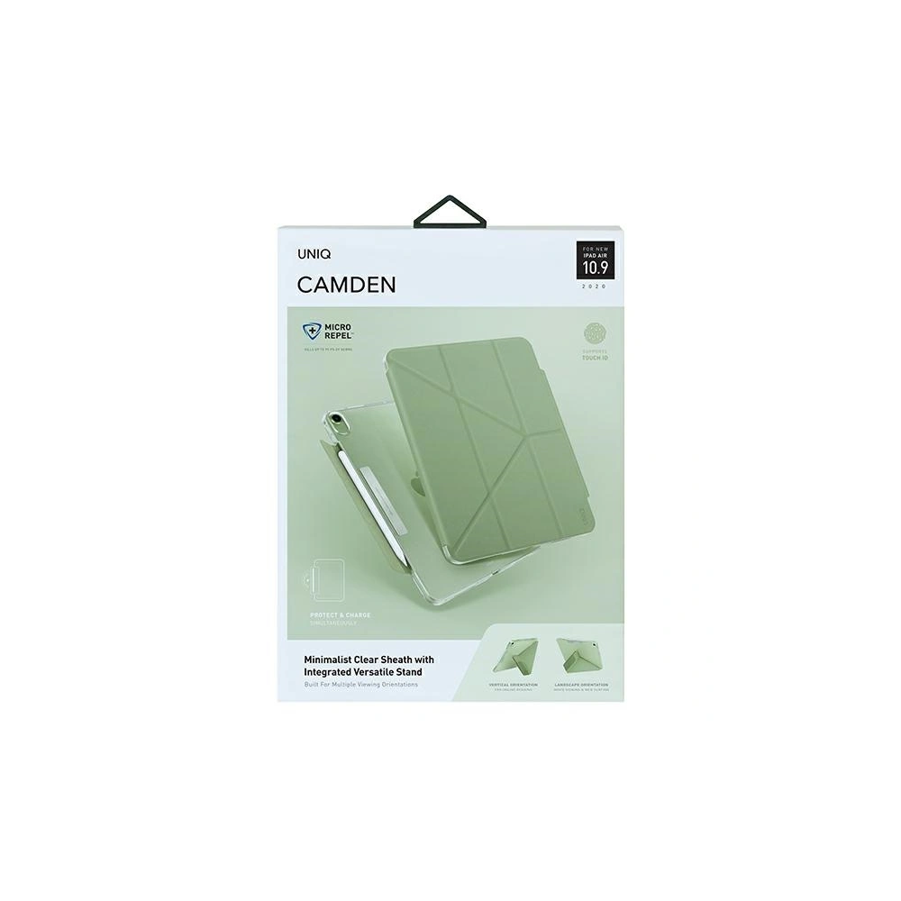 Hurtownia GSM - [OUTLET] Etui UNIQ Camden Apple iPad Air 10.9 2020/2022 (4. und 5. Generation) / iPad Air 11 2024 (6. Generation) grün/salbeigrün Antimikrobiell - OT-529 - {ean13} - Hurt