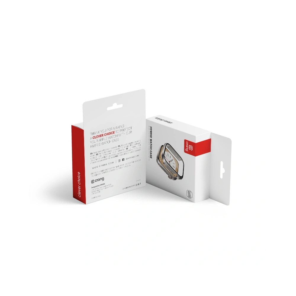Hurtownia GSM - Etui + sticlă Crong Carcasă hibridă pentru ceas Apple Watch 4/5/6/7/SE/8/9 40/41MM (Starlight) - CRG611 - {ean13} - Hurt