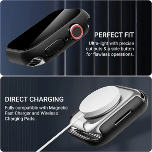 Hurtownia GSM - Etui + sticlă Crong Carcasă hibridă pentru ceas Apple Watch 4/5/6/7/SE/8/9 40/41mm (Transparent) - CRG614 - {ean13} - Hurt