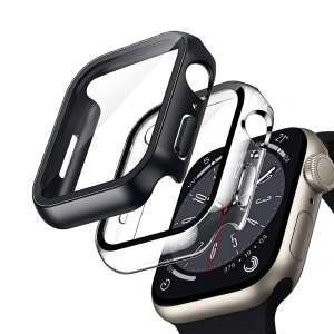 Hurtownia GSM - Etui + sticlă Crong Carcasă hibridă pentru ceas Apple Watch 4/5/6/7/SE/8/9 40/41mm (Transparent) - CRG614 - {ean13} - Hurt