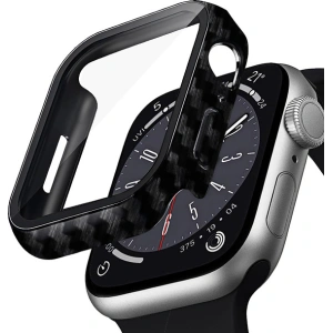 Hurtownia GSM - Etui + sticlă Crong Hybrid Watch Case Apple Watch 4/5/6/7/SE/8/9 40/41mm (Carbon) - CRG615 - {ean13} - Hurt
