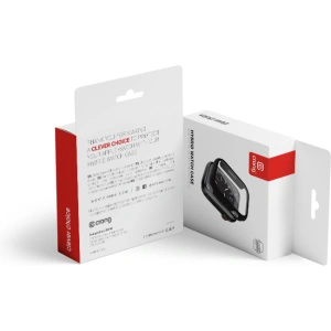 Hurtownia GSM - Etui + sticlă Crong Carcasă hibridă pentru ceas Apple Watch 4/5/6/7/SE/8/9 40/41mm (Negru) - CRG616 - {ean13} - Hurt