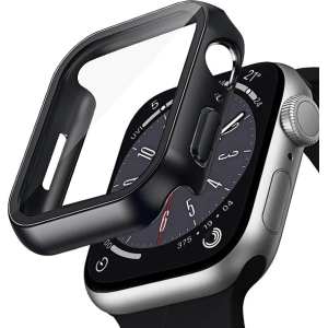 Hurtownia GSM - Etui + sticlă Crong Carcasă hibridă pentru ceas Apple Watch 4/5/6/7/SE/8/9 40/41mm (Negru) - CRG616 - {ean13} - Hurt