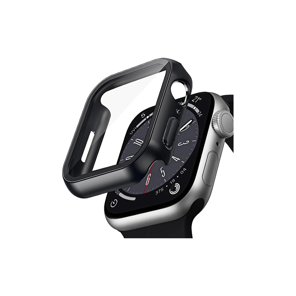 Hurtownia GSM - Etui + szkło Crong Hybrid Watch Case Apple Watch 4/5/6/7/SE/8/9 40/41mm (Black) - CRG616 - {ean13} - Hurt
