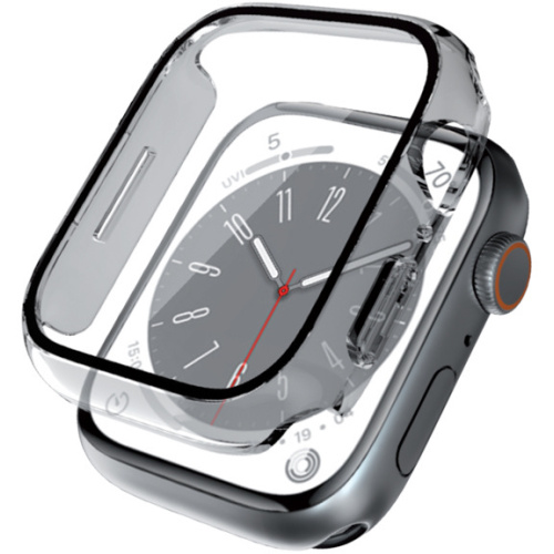 Crong Distributor - 5904310702911 - CRG617 - Crong Hybrid Watch Case + Screen protector Apple Watch 4/5/6/7/8/9/SE 44/45mm (Clear) - B2B homescreen