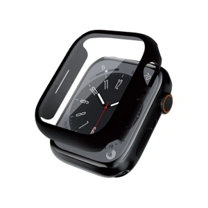 Case + glass Crong Hybrid Watch Case Apple Watch 4/5/6/7/8/9/SE 44/45mm (Black)