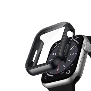 Hurtownia GSM - Etui + szkło Crong Hybrid Watch Case Apple Watch 4/5/6/7/8/9/SE 44/45mm (Black) - CRG619 - {ean13} - Hurt