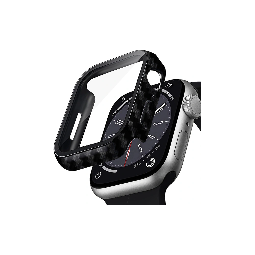 Hurtownia GSM - Etui + üveg Crong Hybrid Watch Case Apple Watch 4/5/6/7/8/9/SE 44/45mm (Szén) - CRG622 - {ean13} - Hurt