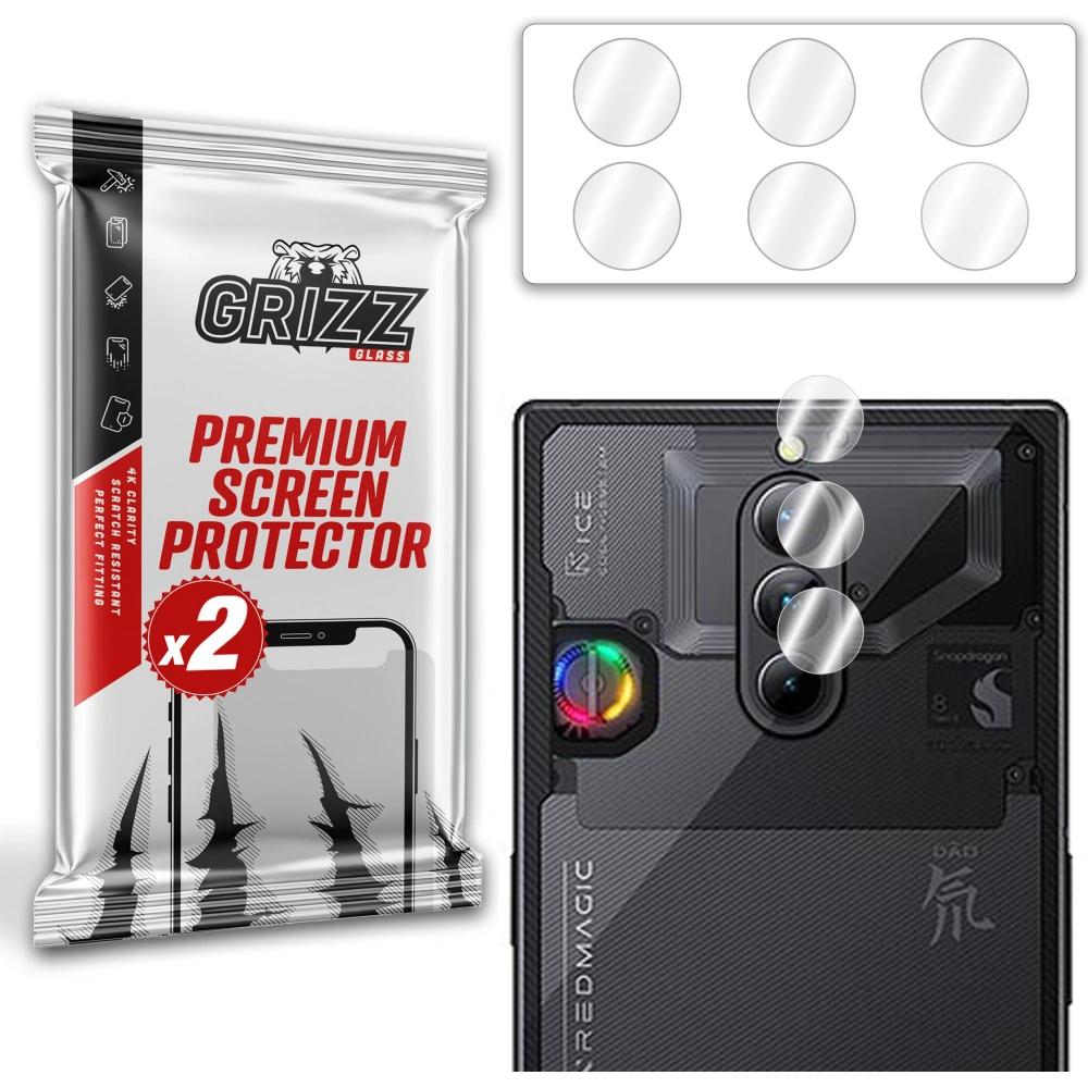Hurtownia GSM - Üveg a GrizzGlass HybridGlass kamerához Nubia Red Magic 8S Pro+ számára - GRZ5334 - {ean13} - Hurt