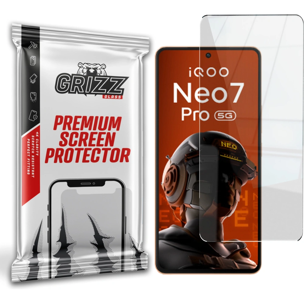 Hurtownia GSM - Hibrid üveg GrizzGlass HybridGlass a vivo iQOO Neo 7 Pro-hoz - GRZ5362 - {ean13} - Hurt