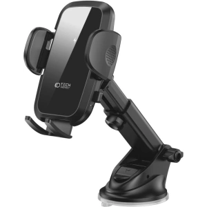 Hurtownia GSM - Auto-Halterung mit kabellosem Ladegerät Tech-Protect CM15W-V1 Auto-Halterung Kabelloses Ladegerät 15W Schwarz - THP2114 - {ean13} - Hurt