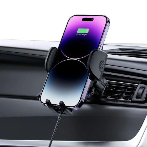 Uchwyt samochodowy z ładowarką bezprzewodową Tech-Protect CM15W-V1 Car Mount Wireless Charger 15W Black