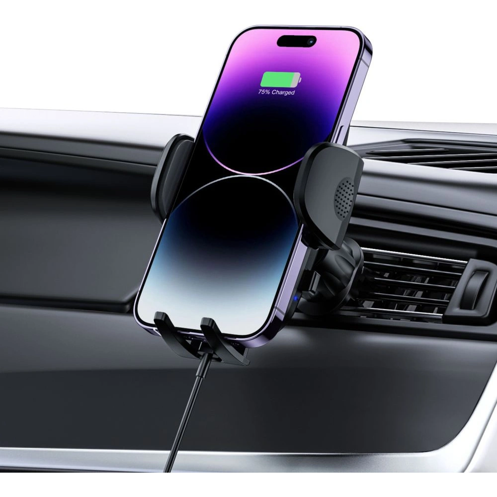 Hurtownia GSM - Uchwyt samochodowy z ładowarką bezprzewodową Tech-Protect CM15W-V1 Car Mount Wireless Charger 15W Black - THP2114 - {ean13} - Hurt