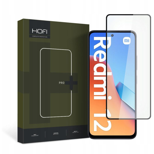 Hofi Distributor - 9490713936184 - HOFI391 - Hofi Glass Pro+ Xiaomi Redmi 12 Black - B2B homescreen