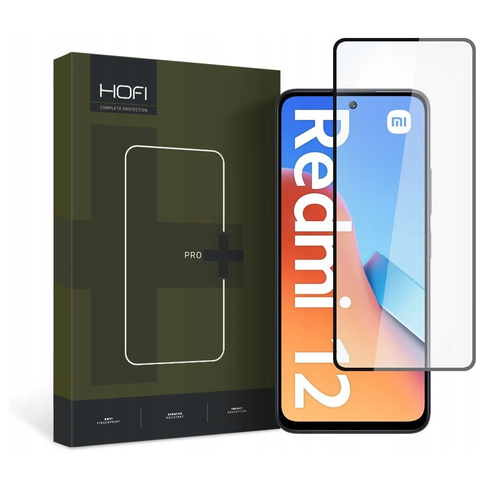 Hurtownia GSM - Gehärtetes Glas Hofi Glass Pro+ Xiaomi Redmi 12 Schwarz - HOFI391 - {ean13} - Hurt