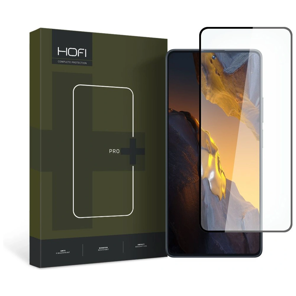 Hurtownia GSM - Gehärtetes Glas Hofi Glass Pro+ Xiaomi POCO F5 Schwarz - HOFI392 - {ean13} - Hurt
