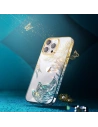 Hurtownia GSM - Etui Kingxbar Phoenix Swarovski Apple iPhone 14 Plus / 15 Plus arany-kék - KGX664 - {ean13} - Hurt