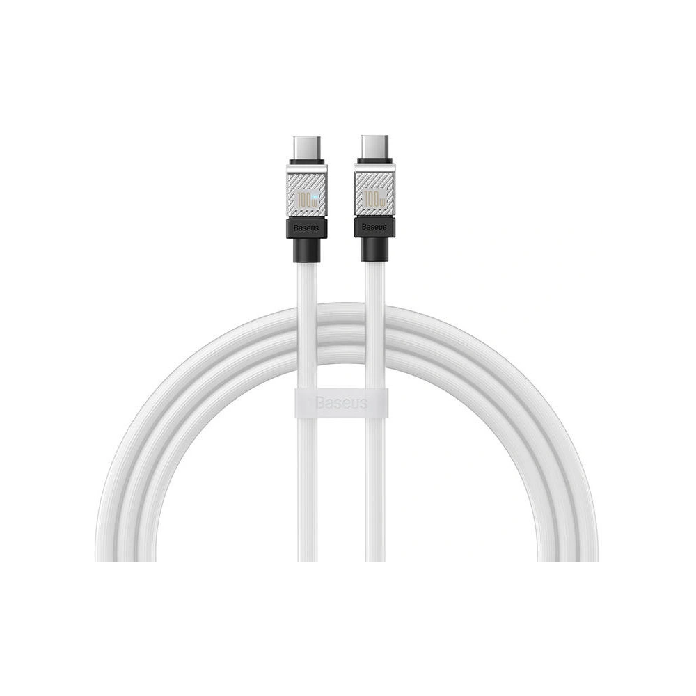 Hurtownia GSM - Kabel Baseus CoolPlay USB-C/USB-C 100W, 1m (biały) - BSU4392 - {ean13} - Hurt