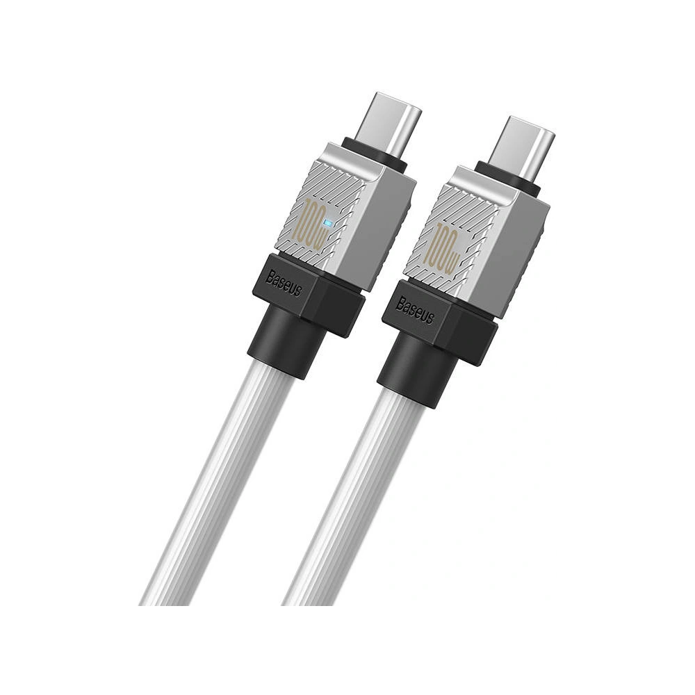Hurtownia GSM - Kábel Baseus CoolPlay USB-C/USB-C 100W 2m (fehér) - BSU4396 - {ean13} - Hurt