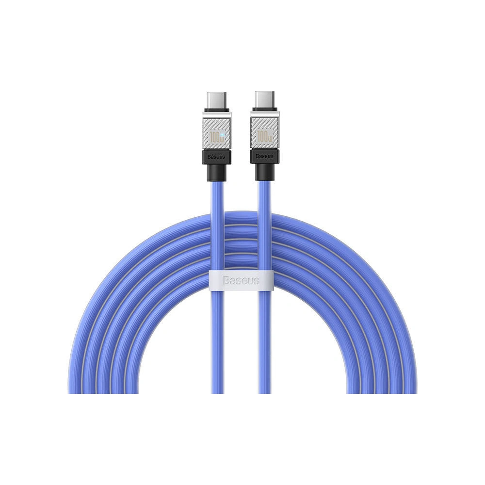 Hurtownia GSM - Kábel Baseus CoolPlay USB-C/USB-C 100W 2m (kék) - BSU4397 - {ean13} - Hurt