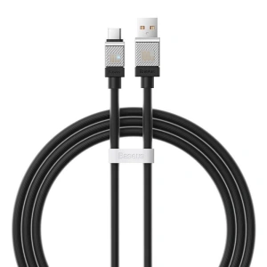 Kabel Baseus CoolPlay USB-A/USB-C 100W 1m (czarny)