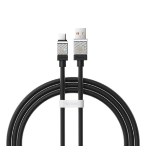 Kabel Baseus CoolPlay USB-A/USB-C 100W 1m (czarny)